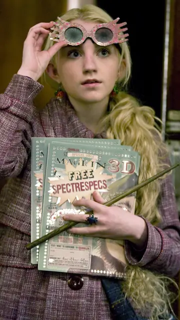 Evanna Lynch, Luna Lovegood en 'Harry Potter' Evanna Lynch, Luna Lovegood en 'Harry Potter'