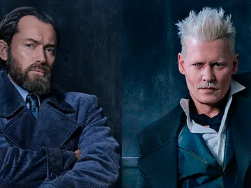 Dumbledore y Grindelwald en 'Animales Fantásticos 2' Dumbledore y Grindelwald en 'Animales Fantásticos 2'