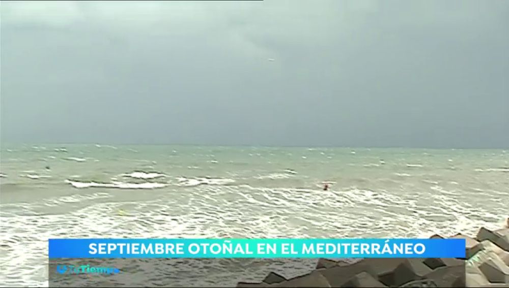 El viento de Levante es el protagonista en el Mediterráneo
