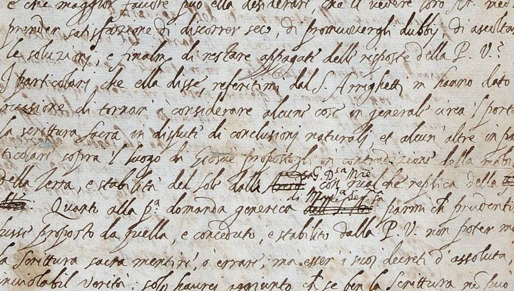 Carta de Galileo Galilei