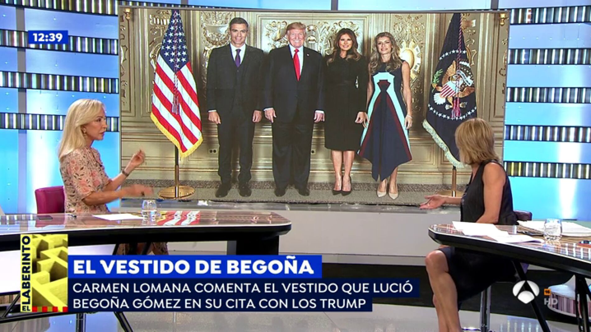 Carmen Lomana, sobre el vestido de Bego&ntilde;a G&oacute;mez con los Trump: "Es espantoso, parece una azafata de 'American Airlines'"