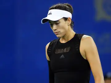 Muguruza, cabizbaja Muguruza, cabizbaja