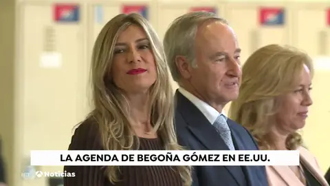 Primer viaje internacional de Begoña Gómez acompañando al presidente Primer viaje internacional de Begoña Gómez acompañando al presidente