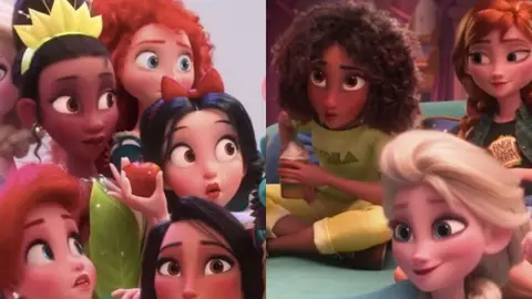 'Ralph rompe Internet' escena princesas Disney