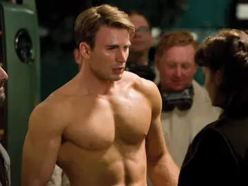 Chris Evans como Capitán América Chris Evans como Capitán América