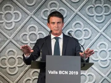 El ex primer ministro francés Manuel Valls El ex primer ministro francés Manuel Valls