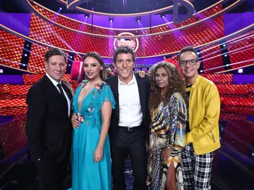 El jurado de Tu cara me suena junto a Manel Fuentes El jurado de Tu cara me suena junto a Manel Fuentes