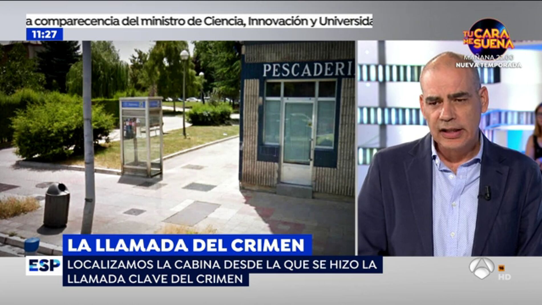 'Espejo P&uacute;blico' localiza la cabina desde la que se hizo la llamada clave del crimen de Santander