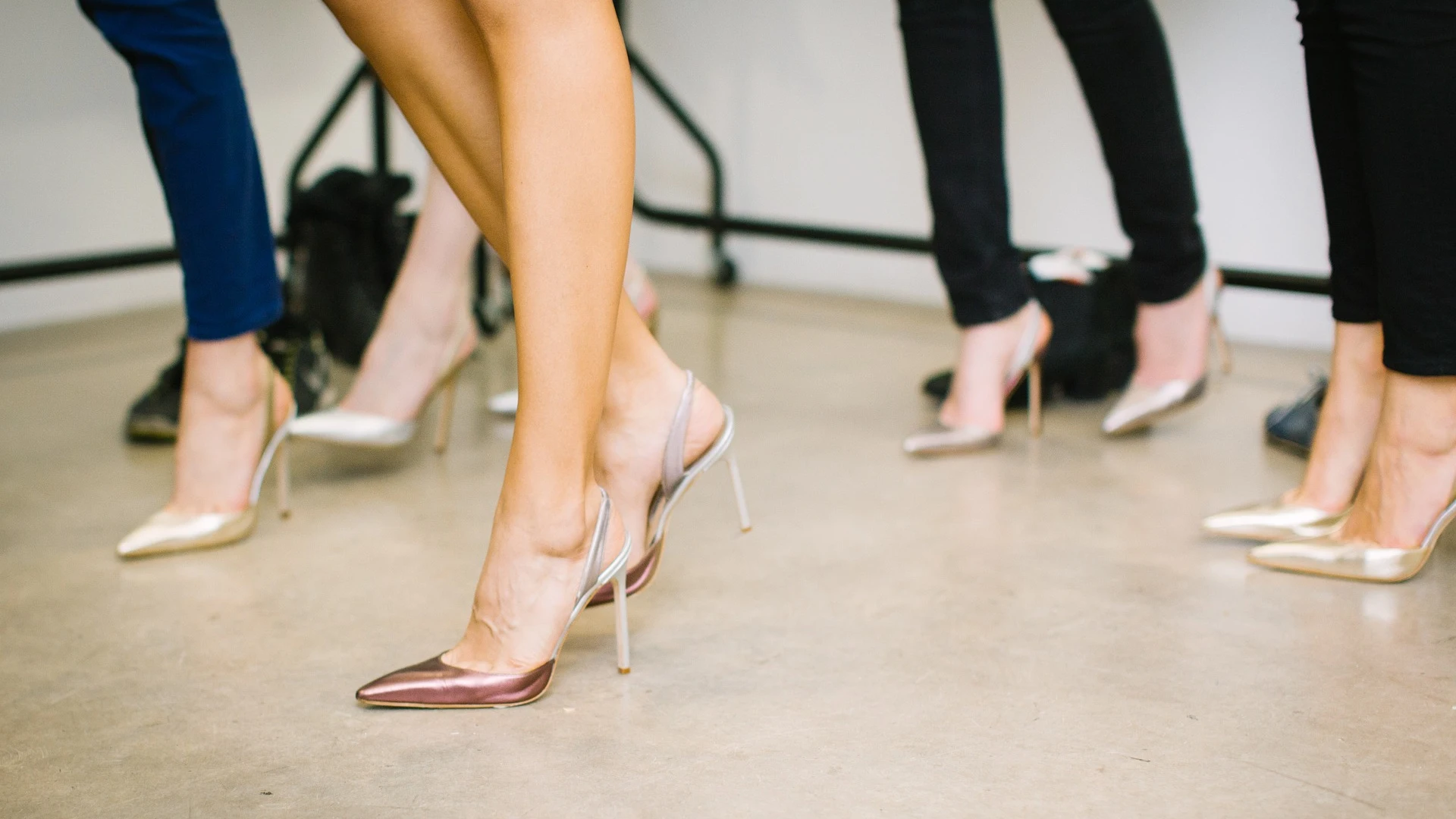 Chicas en tacones
