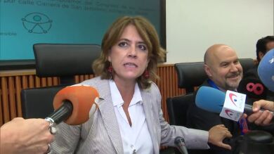 Delgado rechaza hablar de los audios de Villarejo hasta que explique 