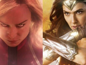 'Wonder Woman' y 'Capitana Marvel'