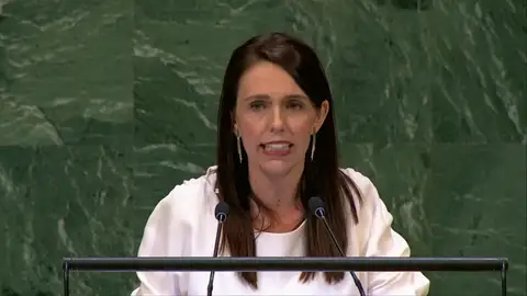 La primera ministra de Nueva Zelanda La primera ministra de Nueva Zelanda