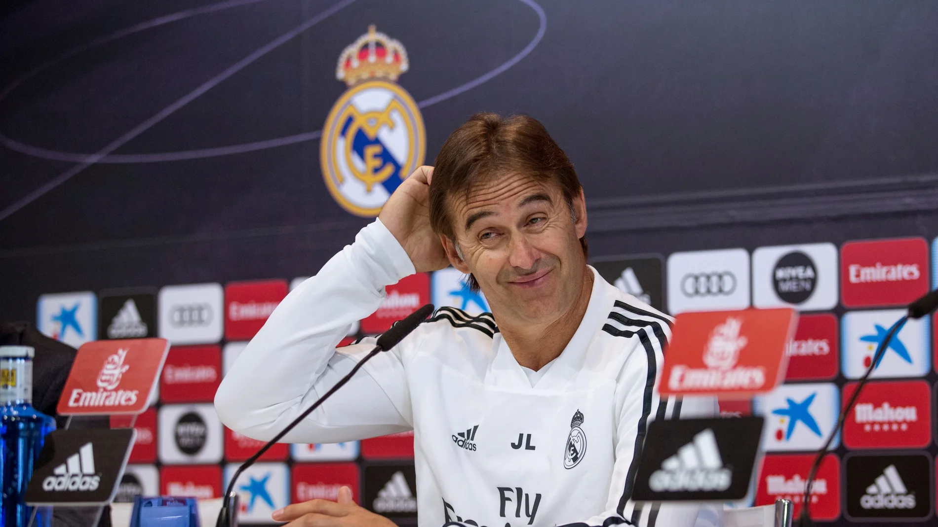 Lopetegui en rueda de prensa Lopetegui en rueda de prensa
