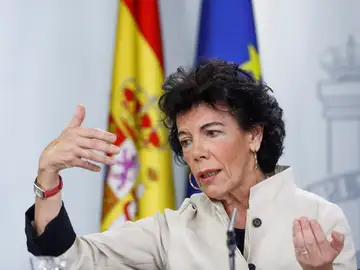 La ministra portavoz Isabel Celaá La ministra portavoz Isabel Celaá