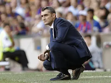 Valverde, durante el partido contra el Athletic Valverde, durante el partido contra el Athletic