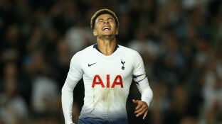 Dele Alli, con el Tottenham