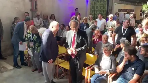 Quim Torra defiende "llevar hasta el final" el resultado del 1-O y 27-O Quim Torra defiende "llevar hasta el final" el resultado del 1-O y 27-O