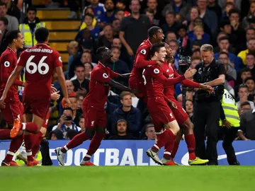 El Liverpool celebra un gol El Liverpool celebra un gol