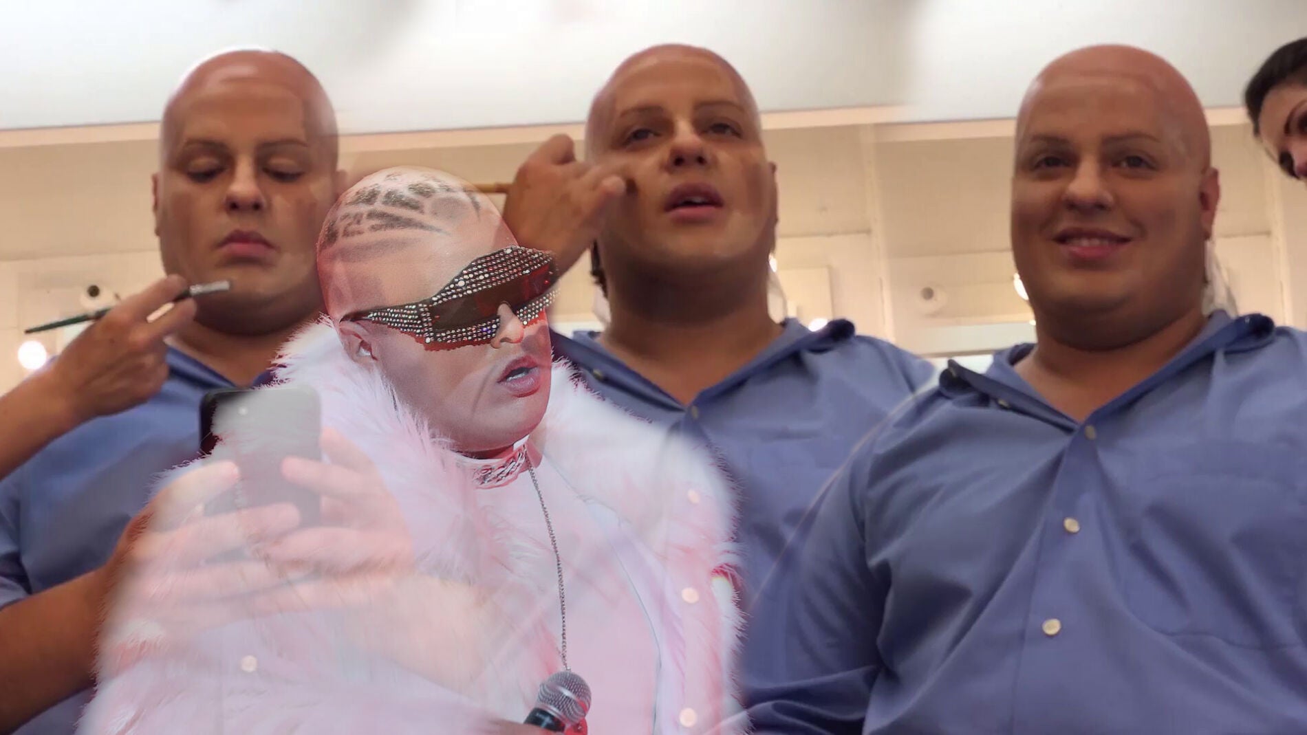 El incre&iacute;ble time-lapse de la radical transformaci&oacute;n de Brays Efe para imitar a Bad Bunny