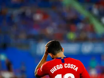 Diego Costa se lamenta Diego Costa se lamenta