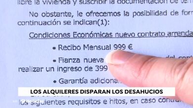 En España se produce 100 desahucios al día por no pagar el alquiler, el doble que por impago de hipoteca