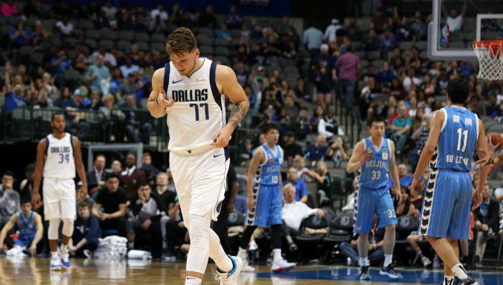 Luka Doncic, con los Mavericks