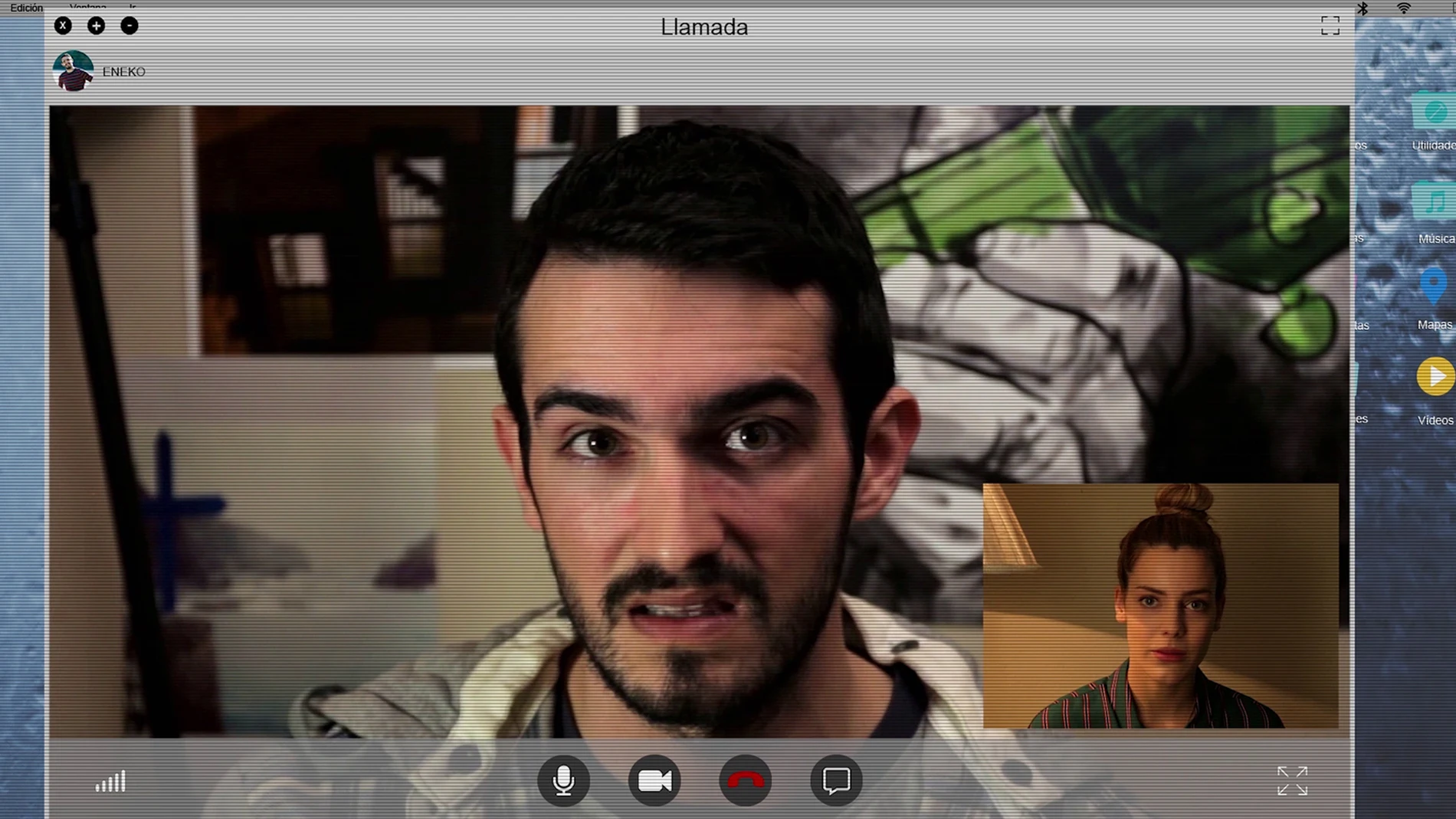 Videollamada entre Eneko y Anne