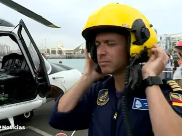 El servicio de rescate marítimo de Canarias recuerda los momentos más críticos vividos durante el servicio El servicio de rescate marítimo de Canarias recuerda los momentos más críticos vividos durante el servicio