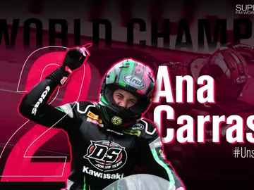 Ana Carrasco, campeona de Supersport 300 Ana Carrasco, campeona de Supersport 300