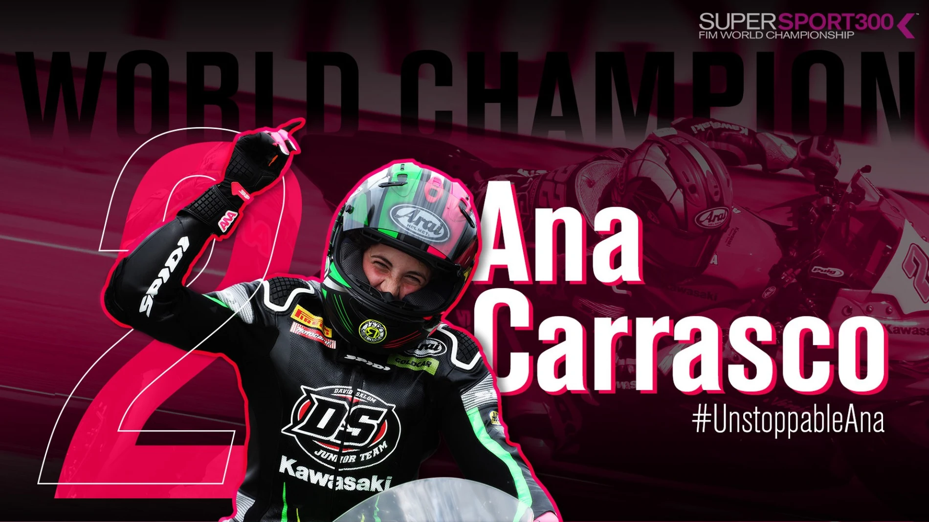 Ana Carrasco, campeona de Supersport 300 Ana Carrasco, campeona de Supersport 300