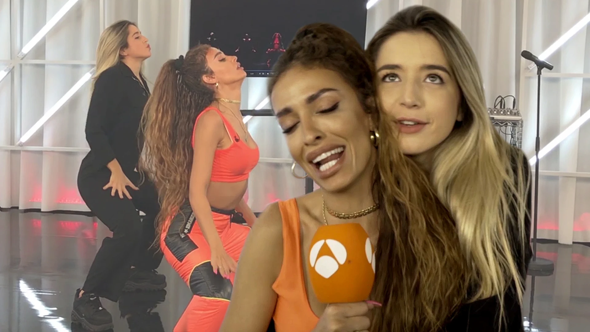 Máxima compenetración en el 'fogoso' ensayo de Mimi y Eleni Foureira en 'Tu cara me suena'