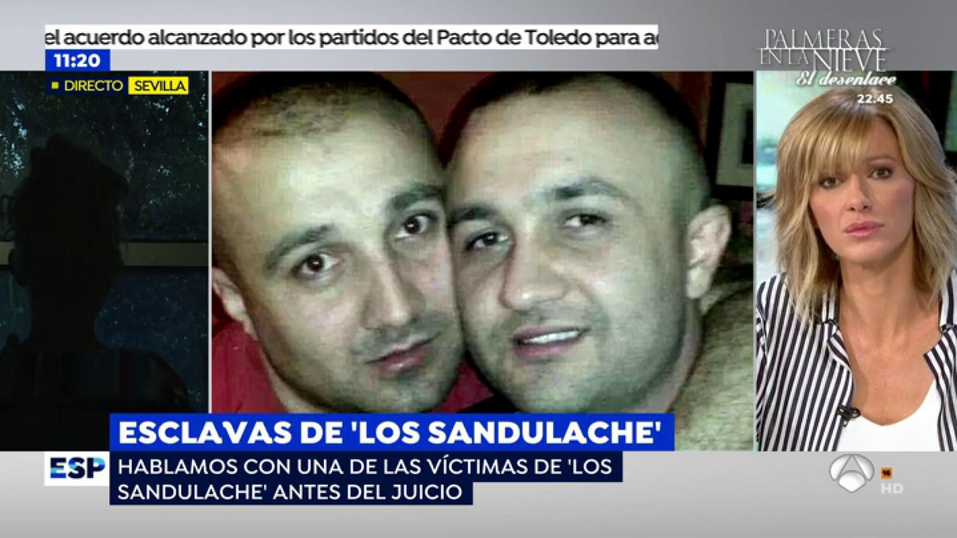 Los hermanos Sandulache obligaron a una prostituta a comerse 700 euros en billetes de cinco