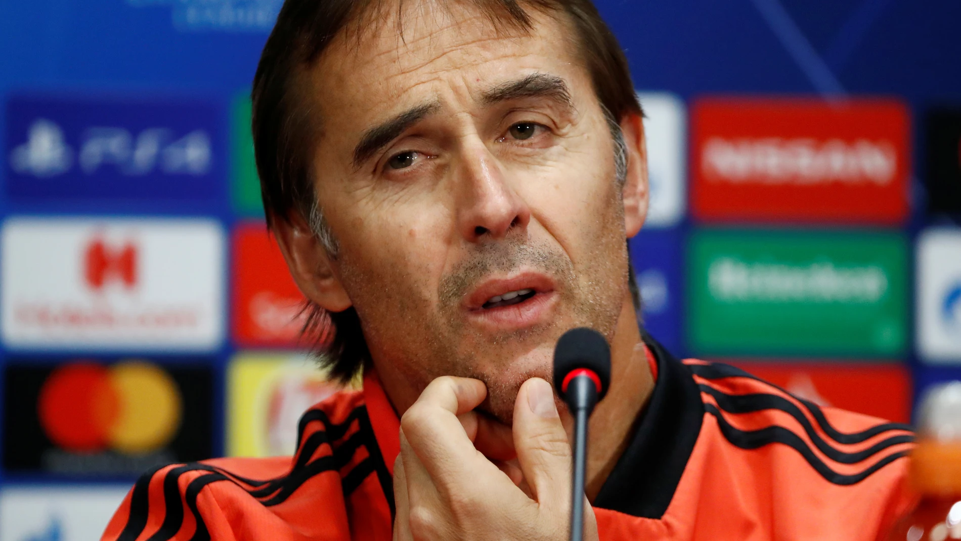 Lopetegui, en rueda de prensa Lopetegui, en rueda de prensa