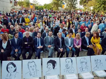 Quim Torra en un acto por el 1-O Quim Torra en un acto por el 1-O