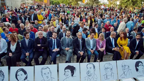 Quim Torra en un acto por el 1-O Quim Torra en un acto por el 1-O