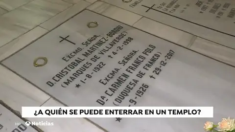¿A quién se puede enterrar en un templo? ¿A quién se puede enterrar en un templo?