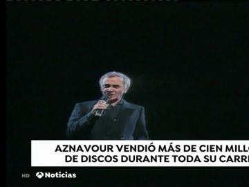 Aznavour deja huérfana la canción francesa Aznavour deja huérfana la canción francesa