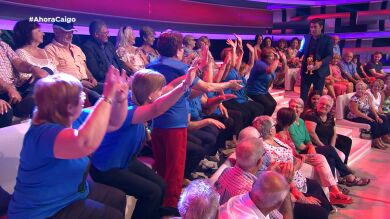 Las cheerleader revolucionan el plató de '¡AhoraCaigo!'