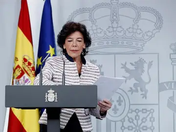 La ministra portavoz del Gobierno, Isabel Celaá La ministra portavoz del Gobierno, Isabel Celaá