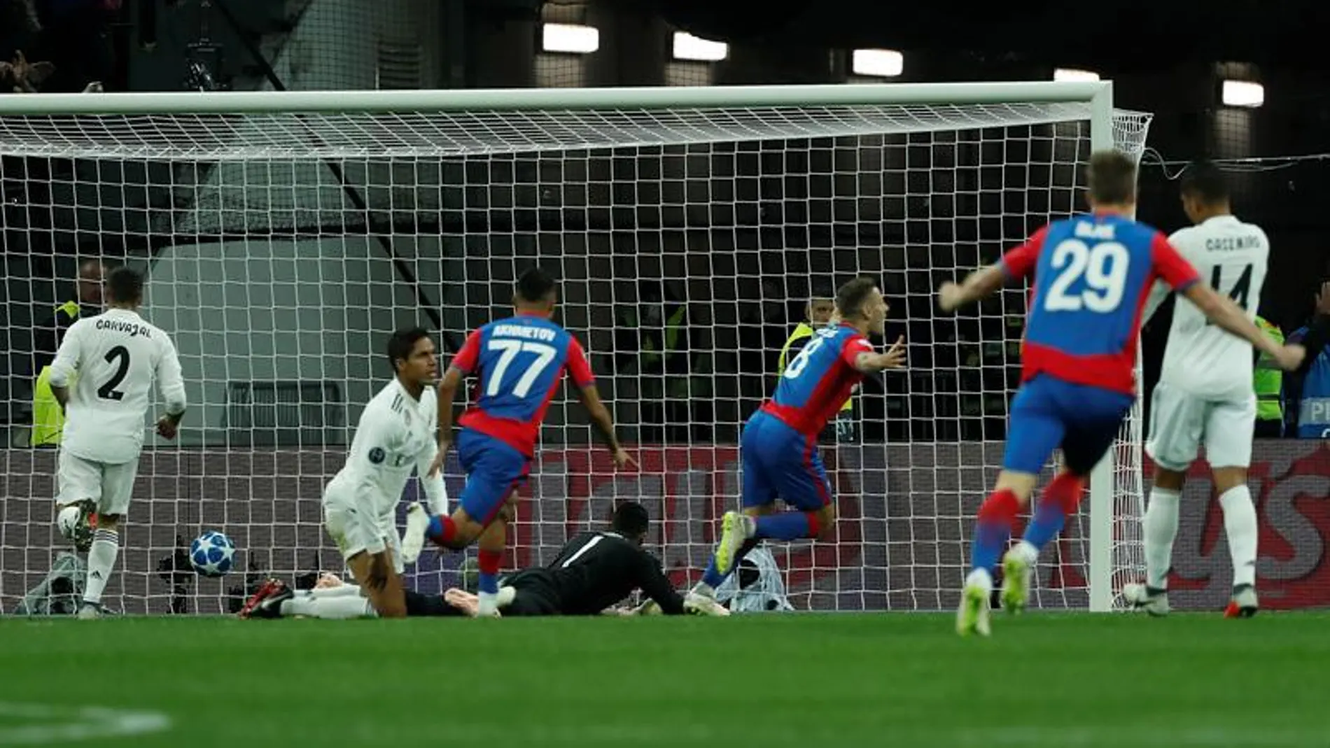 El CSKA se adelanta ante el Real Madrid El CSKA se adelanta ante el Real Madrid