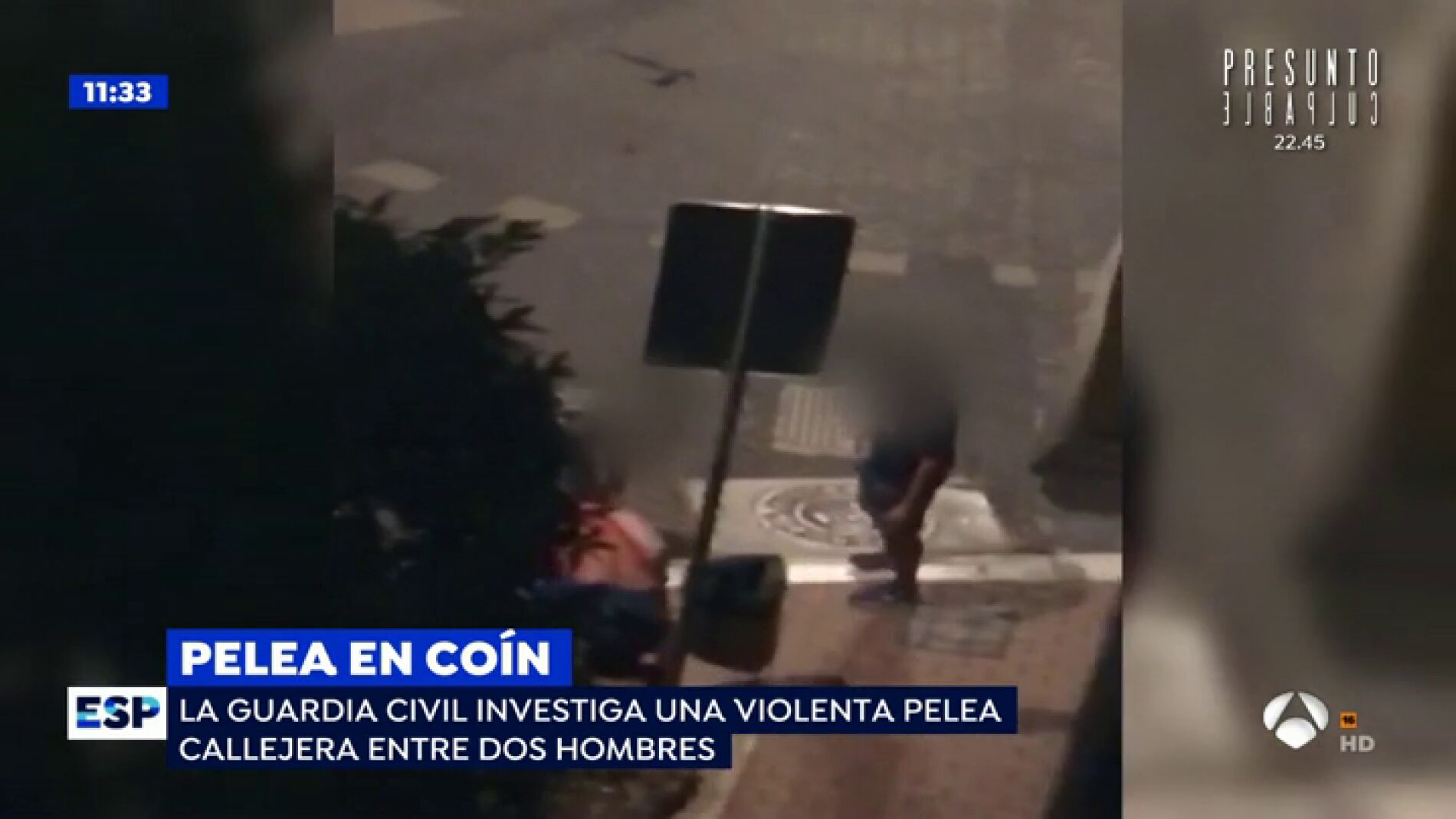 Brutales im&aacute;genes de una pelea multitudinaria en Co&iacute;n que provoc&oacute; varios destrozos