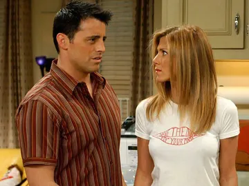 Joey y Rachel en 'Friends' Joey y Rachel en 'Friends'