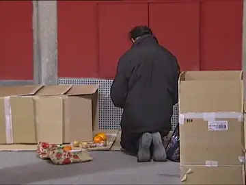 Mendigo en la calle Mendigo en la calle