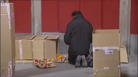 Mendigo en la calle Mendigo en la calle