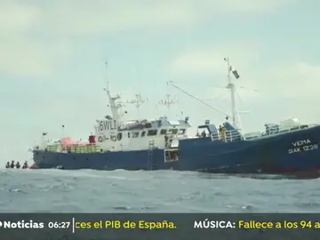 Detienen en Gabón por pesca ilegal a un barco con bandera senegalesa pero con armadores españoles Detienen en Gabón por pesca ilegal a un barco con bandera senegalesa pero con armadores españoles