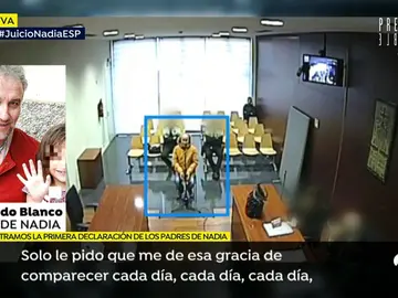 EXCLUSIVA: Las lágrimas de los padres de Nadia en su declaración ante el juez EXCLUSIVA: Las lágrimas de los padres de Nadia en su declaración ante el juez