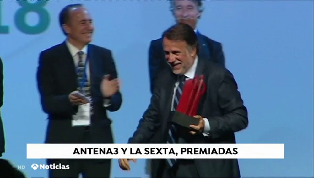Antena 3 y La Sexta, premiadas por sus campañas de 'Ponle Freno' y 'Constantes y Vitales'