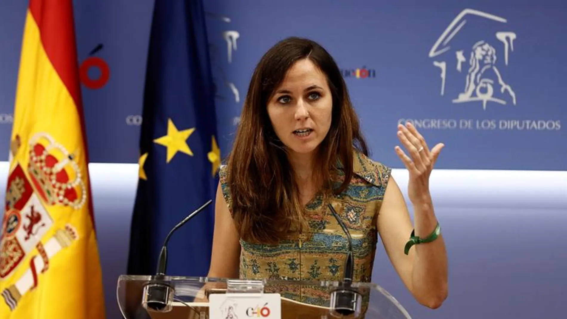 La portavoz adjunta de Podemos en el Congreso, Ione Belarra La portavoz adjunta de Podemos en el Congreso, Ione Belarra