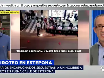 Testigos del secuestro de Estepona: "La gente se escondió debajo de las mesas al escuchar los disparos" Testigos del secuestro de Estepona: "La gente se escondió debajo de las mesas al escuchar los disparos"