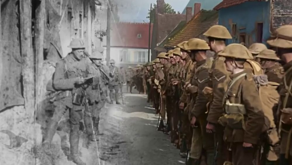 El director de "El Señor de los Anillos" nos vuelve a ofrecer lo nunca visto, imágenes de la Primera Guerra Mundial a color